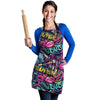 Abstract Graffiti Hiphop Lip Women's Apron-grizzshop