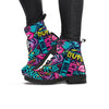 Abstract Graffiti Hiphop Lip Women's Boots-grizzshop