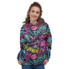 Abstract Graffiti Hiphop Lip Women's Hoodie-grizzshop