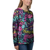 Abstract Graffiti Hiphop Lip Women's Sweatshirt-grizzshop