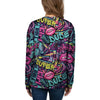 Abstract Graffiti Hiphop Lip Women's Sweatshirt-grizzshop