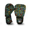 Abstract Graffiti Neon Monsters Print Pattern Boxing Gloves-grizzshop