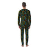 Abstract Graffiti Neon Monsters Print Pattern Men's Pajamas-grizzshop