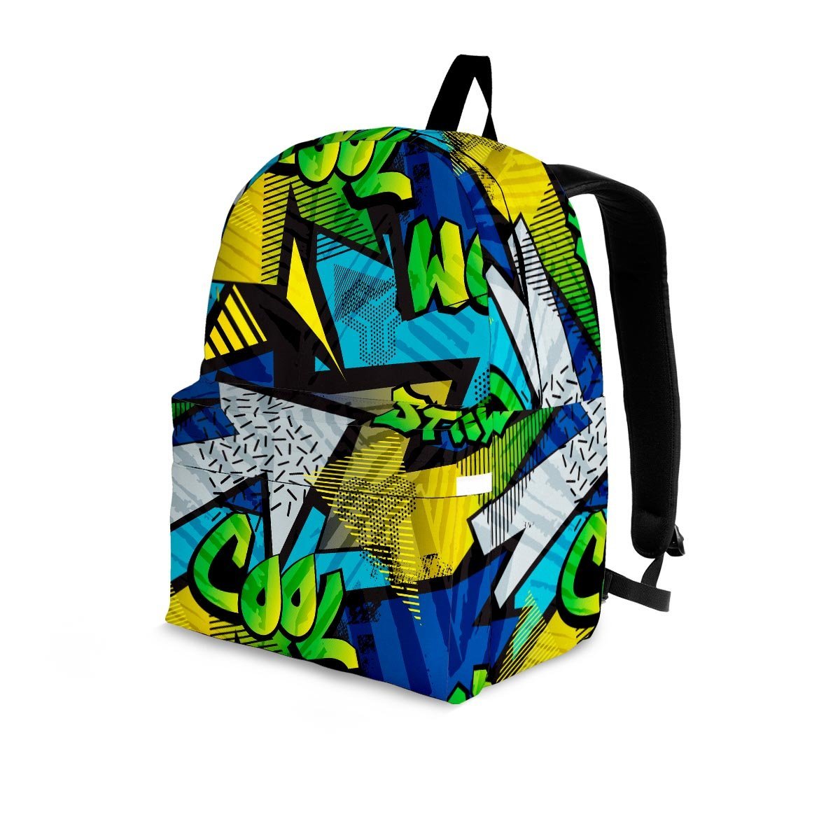 Abstract Graffiti Print Backpack-grizzshop