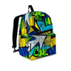 Abstract Graffiti Print Backpack-grizzshop