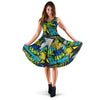 Abstract Graffiti Print Dress-grizzshop