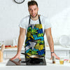 Abstract Graffiti Print Men's Apron-grizzshop