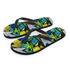 Abstract Graffiti Print Men's Flip Flops-grizzshop