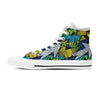 Abstract Graffiti Print Men's High Top Shoes-grizzshop