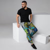 Abstract Graffiti Print Men's Joggers-grizzshop