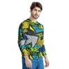 Abstract Graffiti Print Men's Sweatshirt-grizzshop