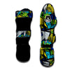 Abstract Graffiti Print Muay Thai Shin Guard-grizzshop