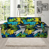 Abstract Graffiti Print Sofa Cover-grizzshop