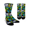 Abstract Graffiti Print Unisex Socks-grizzshop