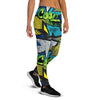 Abstract Graffiti Print Women's Joggers-grizzshop