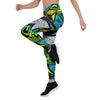 Abstract Graffiti Print Women's Leggings-grizzshop