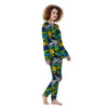 Abstract Graffiti Print Women's Pajamas-grizzshop