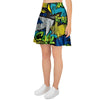 Abstract Graffiti Print Women's Skirt-grizzshop