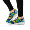 Abstract Graffiti Print Women's Sneakers-grizzshop