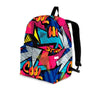 Abstract Graffiti Wow Print Backpack-grizzshop