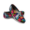 Abstract Graffiti Wow Print Canvas Shoes-grizzshop