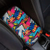 Abstract Graffiti Wow Print Car Console Cover-grizzshop