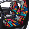 Abstract Graffiti Wow Print Car Seat Covers-grizzshop