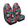 Abstract Graffiti Wow Print Car Seat Covers-grizzshop