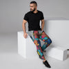 Abstract Graffiti Wow Print Men's Joggers-grizzshop