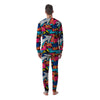 Abstract Graffiti Wow Print Men's Pajamas-grizzshop