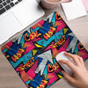 Abstract Graffiti Wow Print Mouse Pad-grizzshop