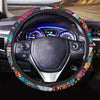 Abstract Graffiti Wow Print Steering Wheel Cover-grizzshop