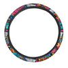 Abstract Graffiti Wow Print Steering Wheel Cover-grizzshop