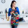 Abstract Graffiti Wow Print Women's Apron-grizzshop