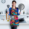 Abstract Graffiti Wow Print Women's Apron-grizzshop