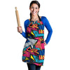 Abstract Graffiti Wow Print Women's Apron-grizzshop