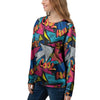 Abstract Graffiti Wow Print Women's Sweatshirt-grizzshop