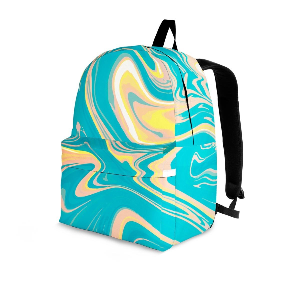 Abstract Green Marble Backpack-grizzshop