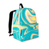 Abstract Green Marble Backpack-grizzshop