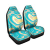 Abstract Green Marble Car Seat Covers-grizzshop