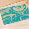 Abstract Green Marble Door Mat-grizzshop