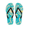 Abstract Green Marble Men's Flip Flops-grizzshop