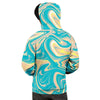 Abstract Green Marble Men's Hoodie-grizzshop