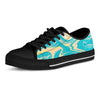 Abstract Green Marble Men's Low Top Shoes-grizzshop