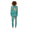 Abstract Green Marble Women's Pajamas-grizzshop