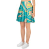 Abstract Green Marble Women's Skirt-grizzshop