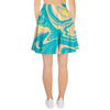 Abstract Green Marble Women's Skirt-grizzshop