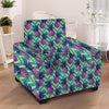 Abstract Hawaiian Pineapple Print Armchair Cover-grizzshop