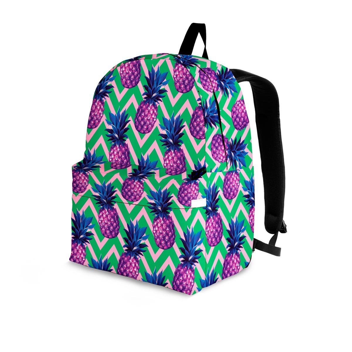 Abstract Hawaiian Pineapple Print Backpack-grizzshop