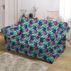 Abstract Hawaiian Pineapple Print Loveseat Cover-grizzshop